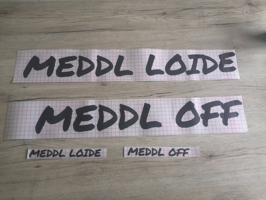 Sticker Plotter Meddl e.g. for car